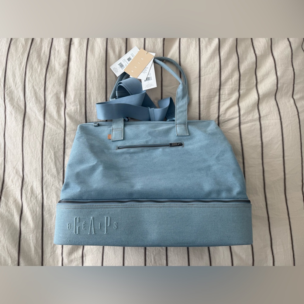 *NWT* GAP x BEIS Canvas The Weekender Back Blue Denim
